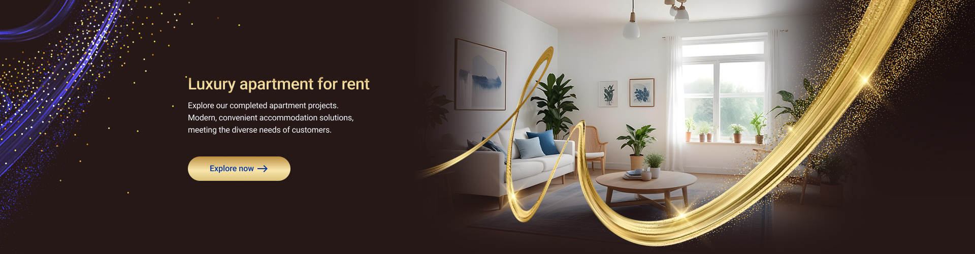 Luxury apartment for ren