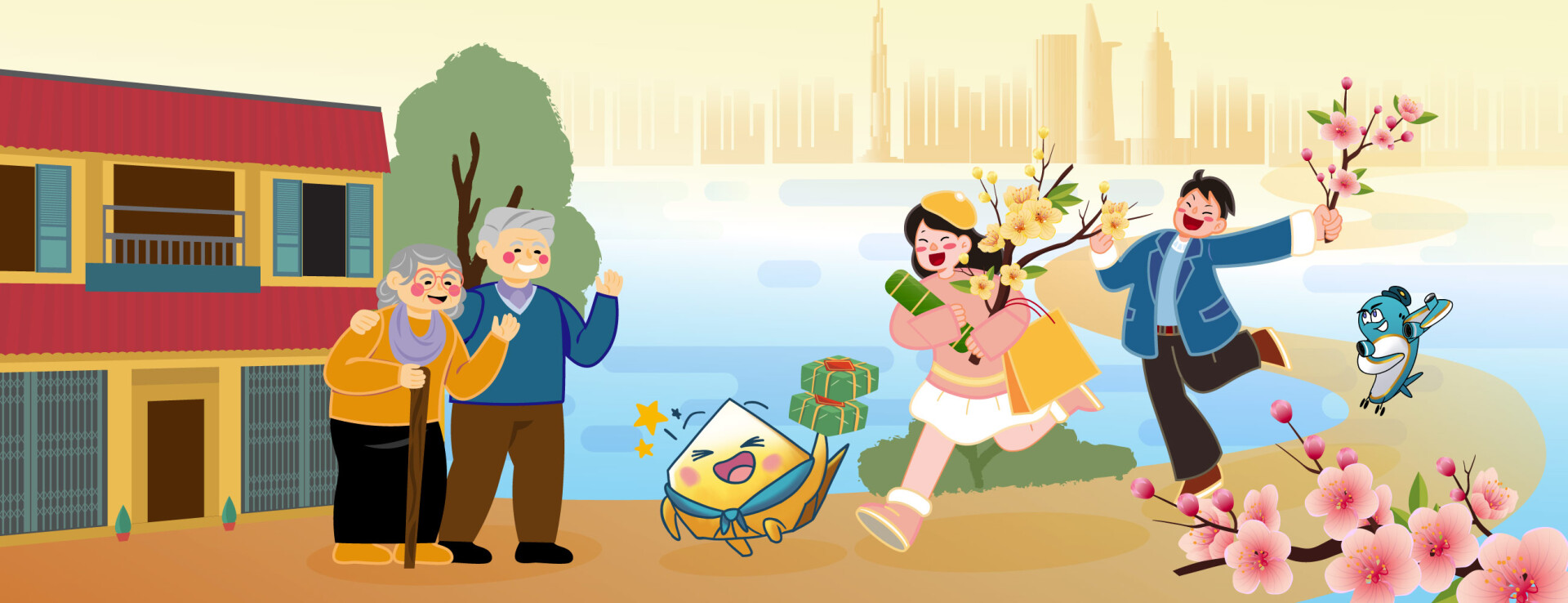 ĐÀO MAI RỰC RỠ - ĐÓN XUÂN VỀ