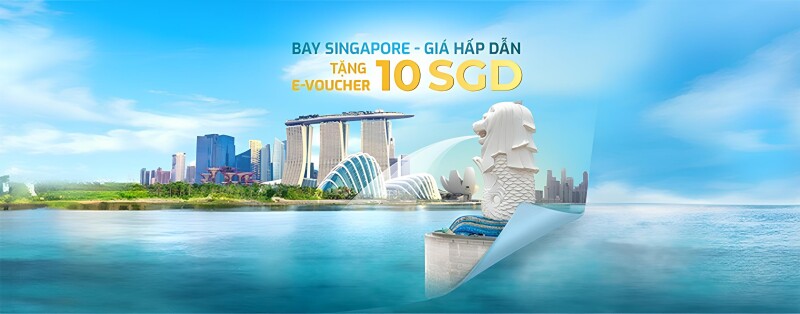 Bay thẳng Singapore – Giá ưu đãi từ 4.557.000 VND/khứ hồi
