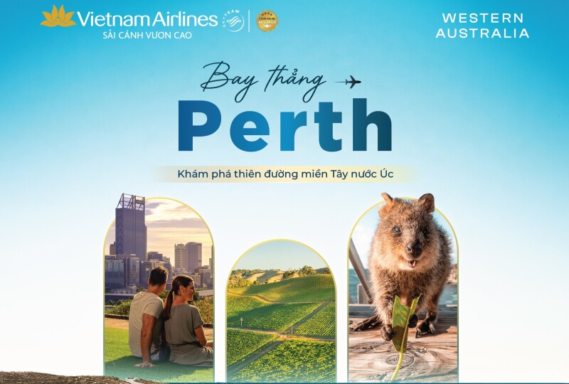Bay Thẳng Perth - Khám Phá Thiên Đường Miền Tây Nước Úc cùng Vietnam Airlines