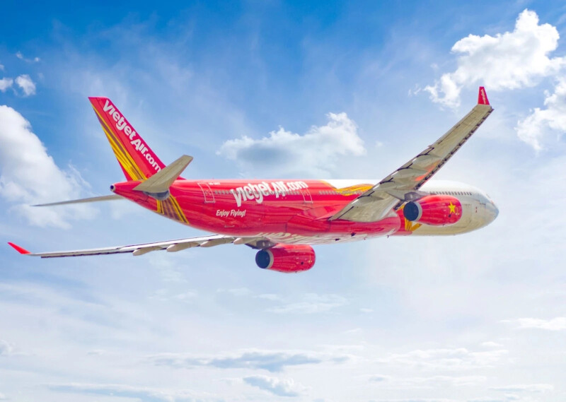 Vietjet mở đường bay thẳng từ Hà Nội đến Thành Đô và Tây An